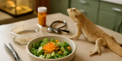 Bearded Dragon Salad Bowl Setup Protocol: Greens, Bugs, Calcium, and Cleanup