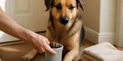How to Clean Mud and Road Salt From Dog Paws Without Overwashing