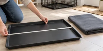 Measure a Dog Crate Tray Before Ordering a Replacement Pad