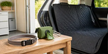 Pet Collar, Harness, and Car-Cover Formats Compared
