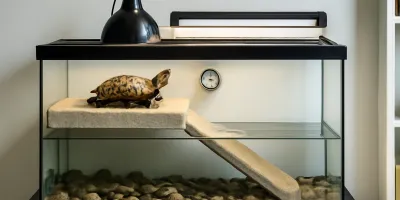 Turtle Basking Platform Setup: Heat, UVB, Ramp Grip, and Water Safety